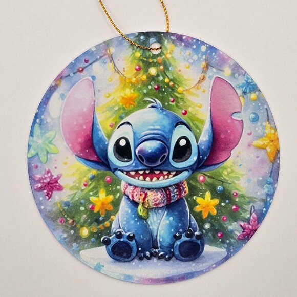 Stich Christmas Metal Ornaments - Picture 1 of 1